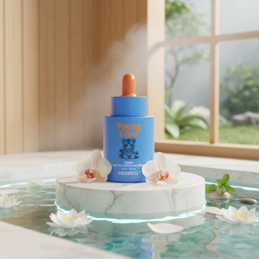 MEDI-PEEL - Young Cica PDRN Exo-Pin Hyaluronic Serum - Hyaluronové sérum s Cica, PDRN a Exo-Pin komplexem pro zklidnění a regeneraci pleti - 50 ml