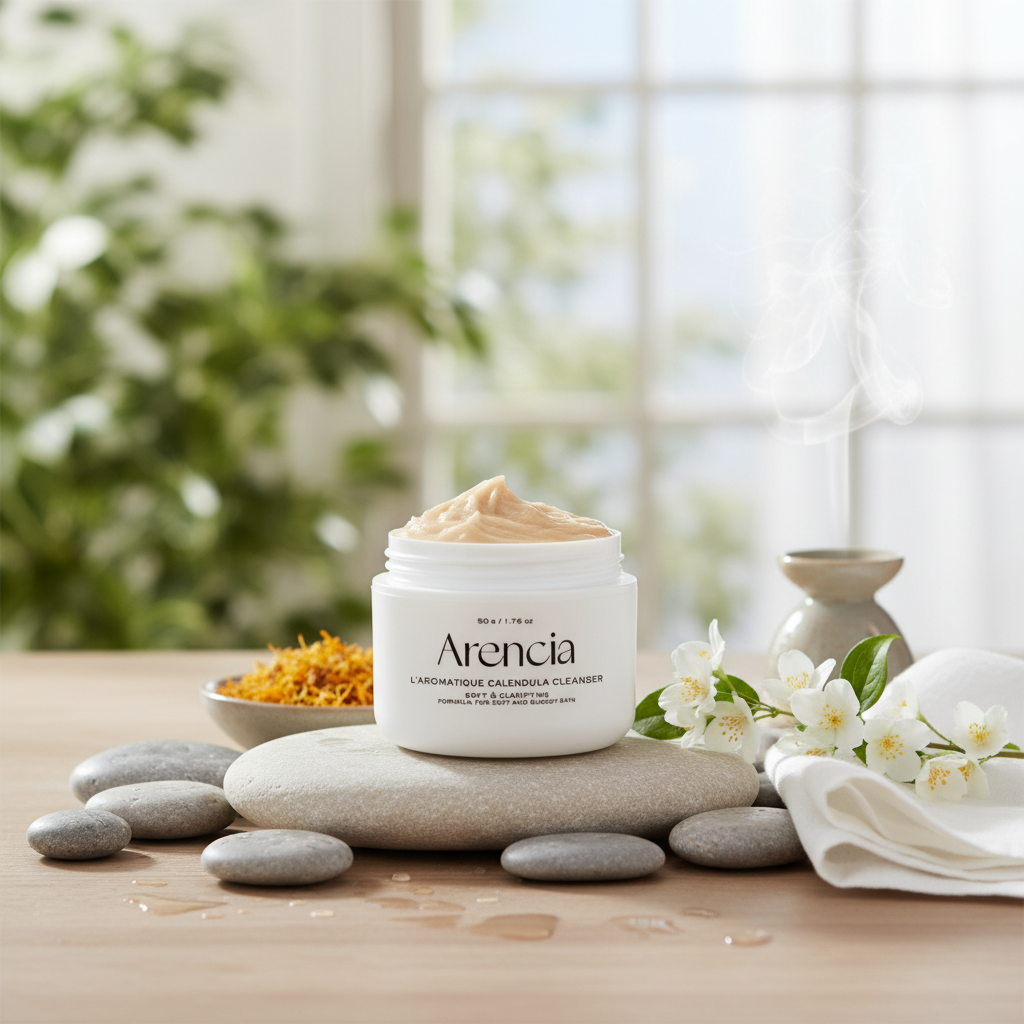 ARENCIA - Calendula Rice Mochi Cleanser - Čisticí balzám s měsíčkem lékařským 3v1 - 120 ml