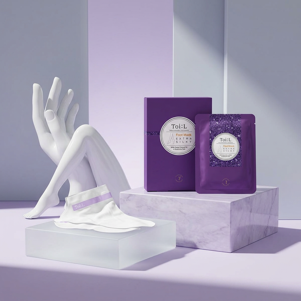 TOI:L - Extra Silky Foot Mask - Extra hedvábná maska na nohy - 1ks
