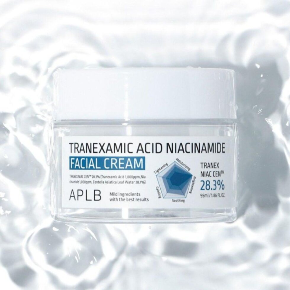 APLB - Tranexamic Acid Niacinamide Facial Cream - Vysoce rozjasňující krém s kyselinou tranexamovou a niacinamidem - 55 ml