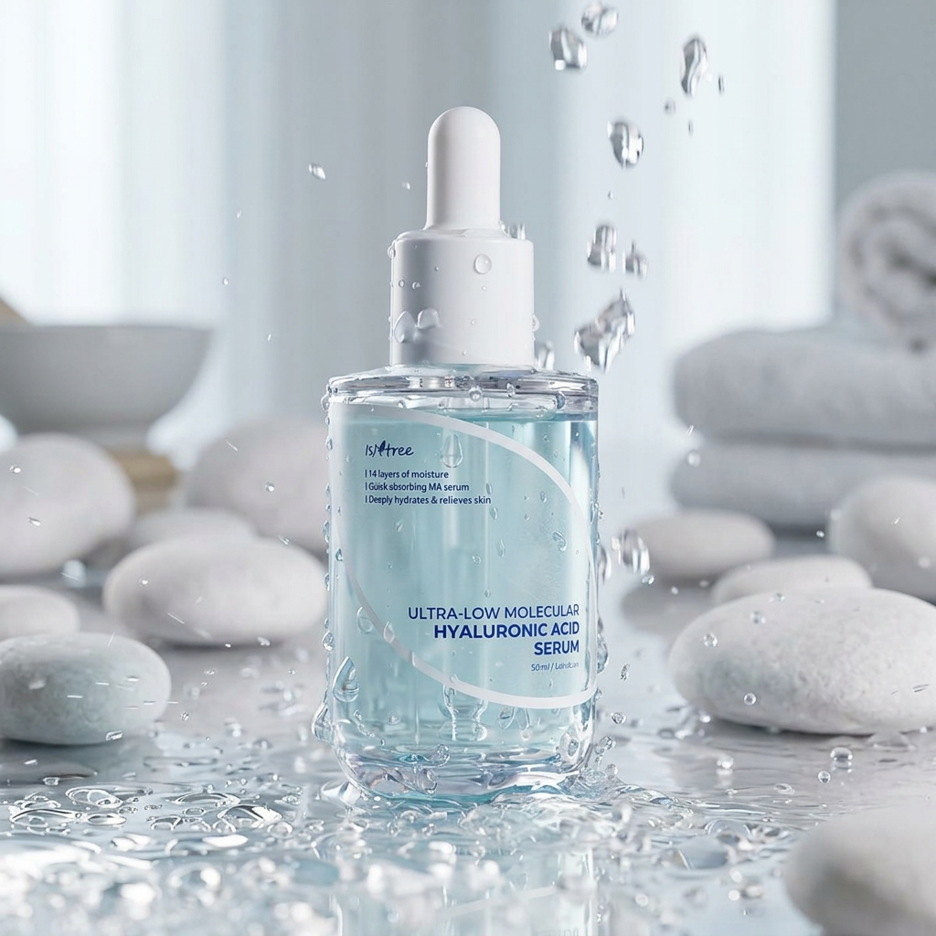 ISNTREE - Ultra-Low Molecular Hyaluronic Acid Serum - Lehké hydratační sérum s nízkomolekulární kyselinou hyaluronovou - 50 ml