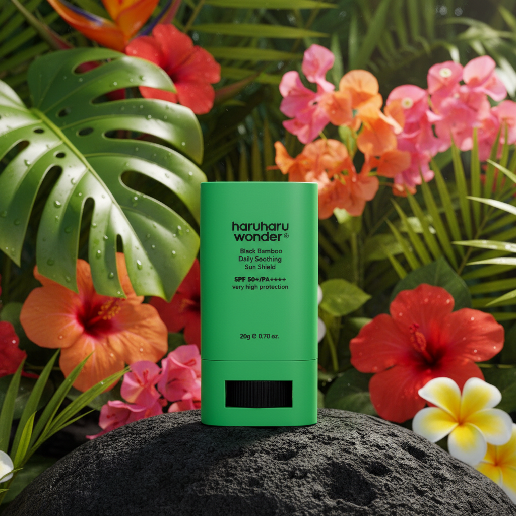 HaruHaru WONDER - Black Bamboo Daily Soothing Sun Shield SPF 50+/PA++++ - Opalovací krém v tyčince - 20 g