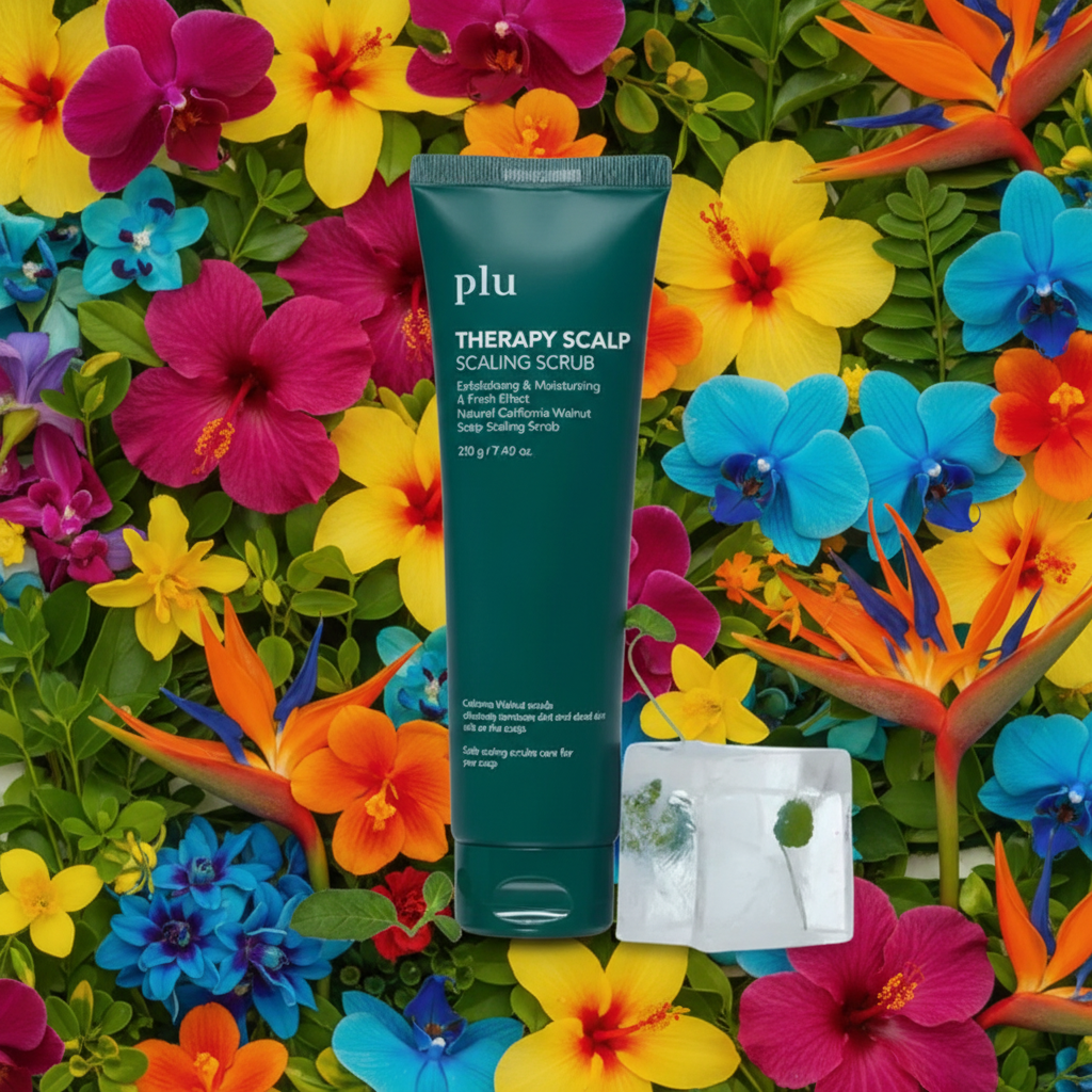 PLU - Exfoliating Scalp Scrub Peppermint - Exfoliační peeling na pokožku hlavy s mátou peprnou - 210 g