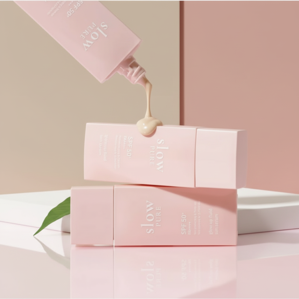 SLOWPURE - Glow Up Fluid Suns Serum - Rozjasňující fluidní opalovací sérum - 50 ml