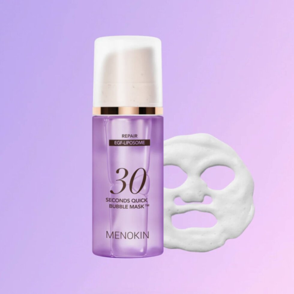 MENOKIN - 30 Seconds Quick Bubble Mask Repair - 30sekundové, bublinkové, regenerační sérum - 95 ml