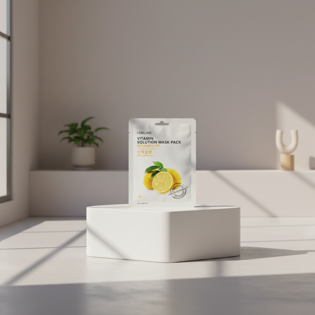 LEBELAGE - Vitamin Solution Mask Pack - Vitaminová plátýnková maska - 25 g