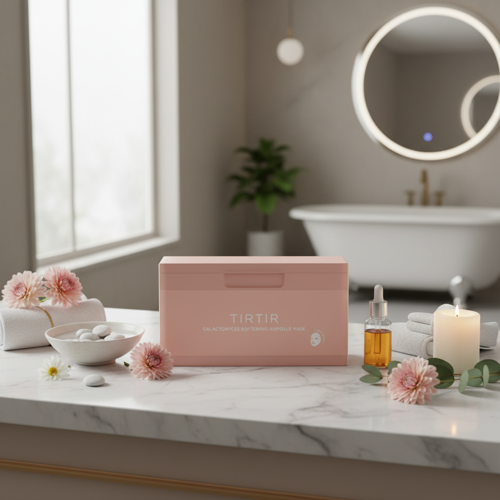 TIRTIR - Ampoule Mask - Pleťová maska s ampulí Dusty Pink - 30 ks