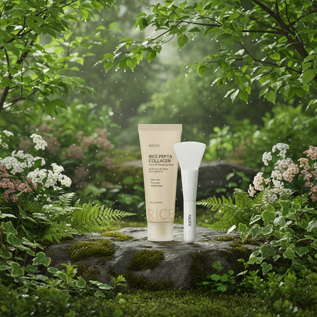 NACIFIC - Rice Pepta Collagen Peel-off Wrapping Mask - Slupovací maska s rýží, peptidy a kolagenem - 70g