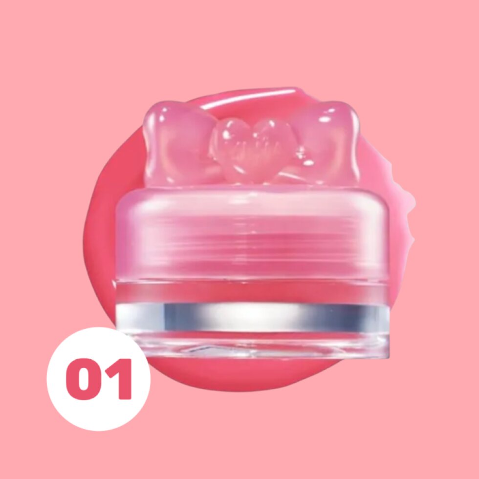 YNM - Lip&Cheek Syrup Pot 01 Peach Syrup - Lesk na rty a tváře 01 Peach Syrup - 3,5 g