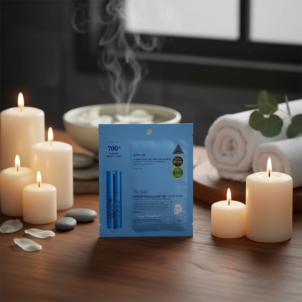 VT - Hydrop Reedle Shot 700hl 2 Step Hydrogel Mask - Hydratační hydrogelová maska - 27 g + 1,5 g