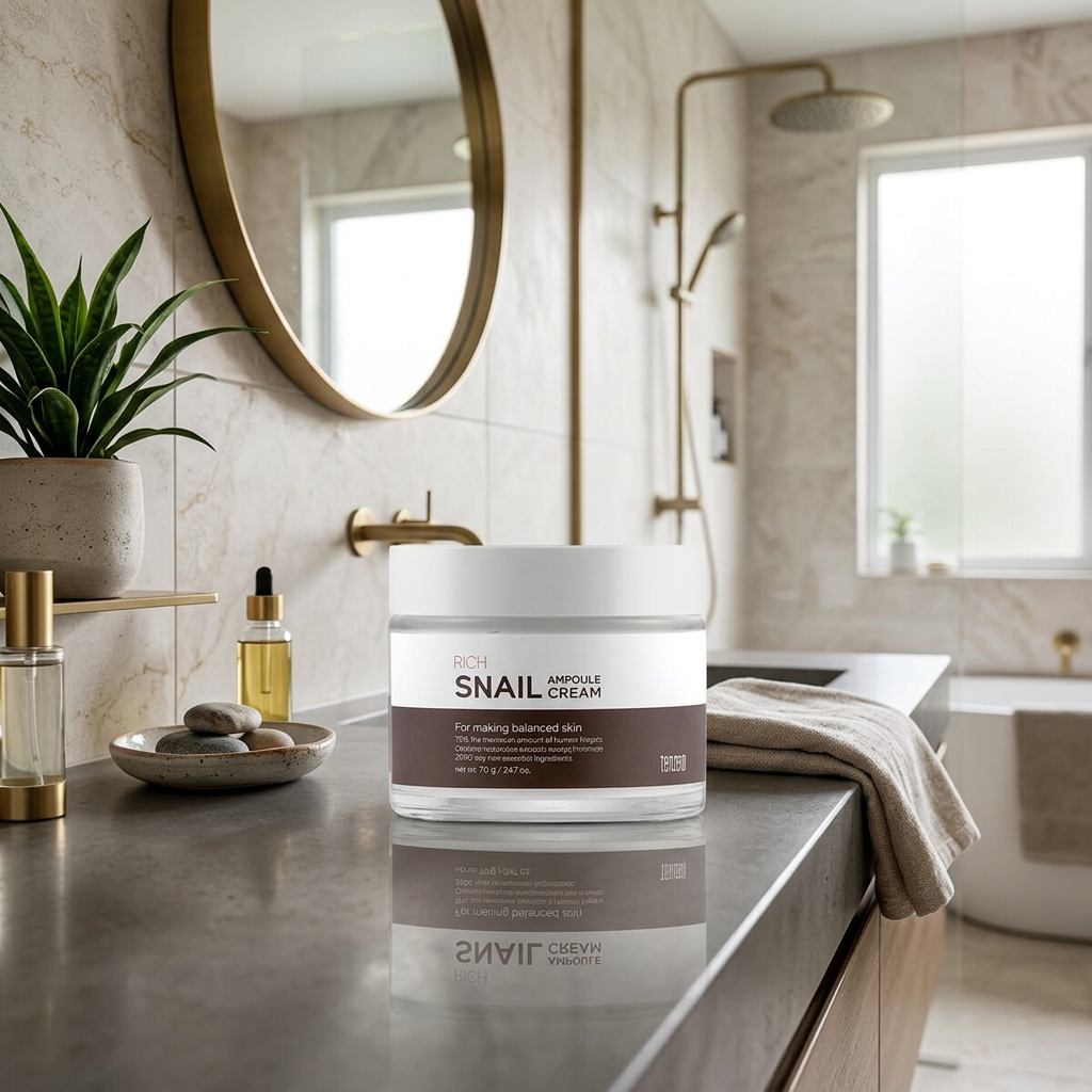 TENZERO - Rich Snail Ampoule cream - Výživný šnečí krém s ampulkovou péčí - 70 g