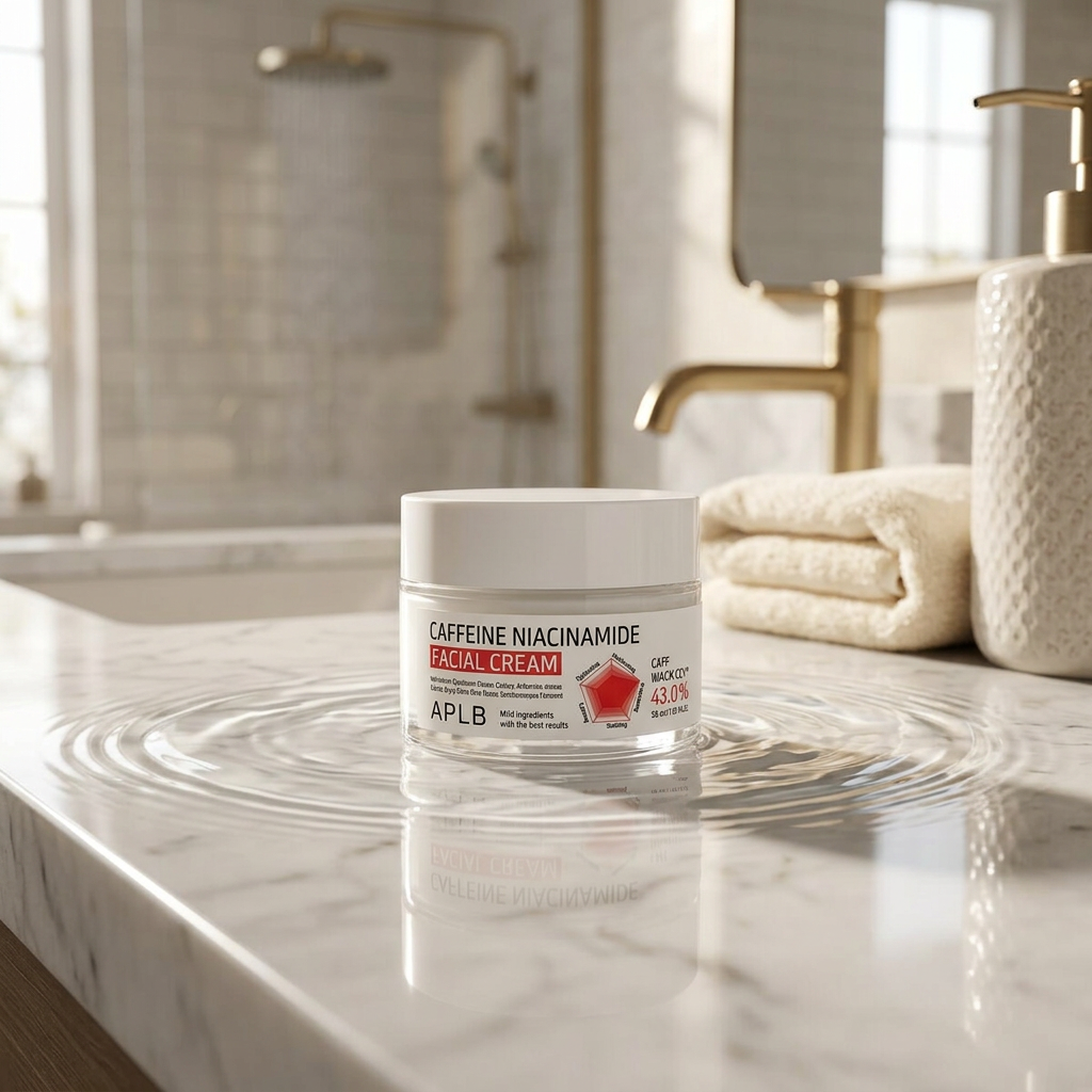 APLB - Caffeine Niacinamide Facial Cream - Pečující krém s kofeinem a niacinamidem - 55 ml