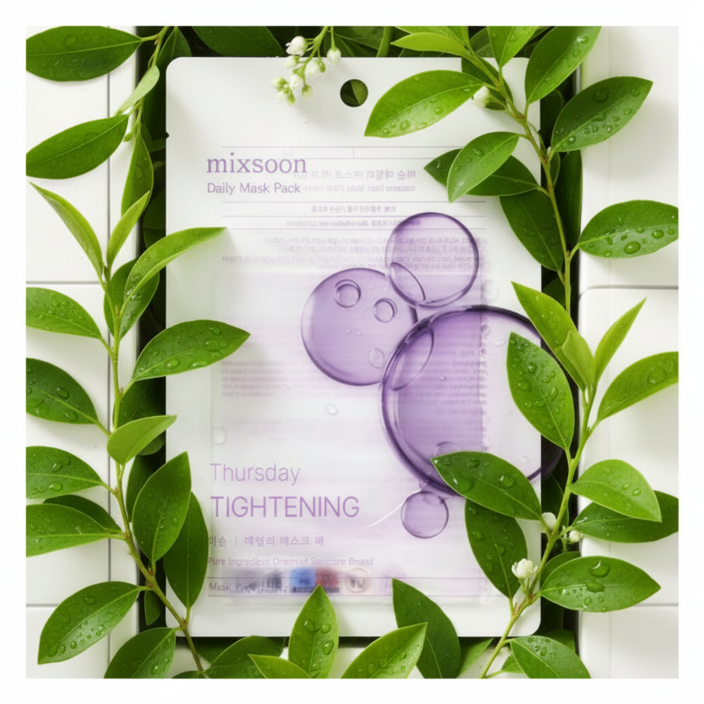 MIXSOON - Daily Mask Pack Thursday Tightening - Plátýnková maska s retinolem a peptidy pro liftingovou péči - 20 ml