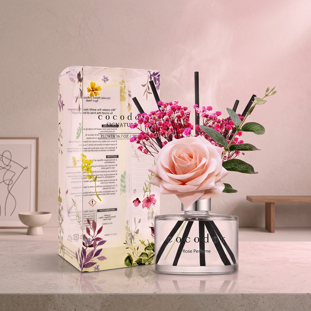 COCODOR - Rose Diffuser Rose Perfume - Difuzér s růží a vůní růže - 200 ml