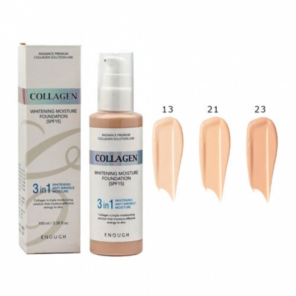 ENOUGH - Collagen Whitening Moisture Foundation #21 - Rozjasňující kolagenový make-up - 100 ml