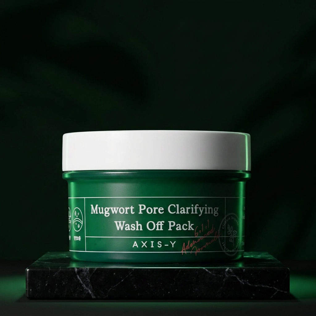 AXIS-Y - Mugwort Pore Clarifying Wash-off Pack - Čisticí maska s pelyňkem - 100 ml