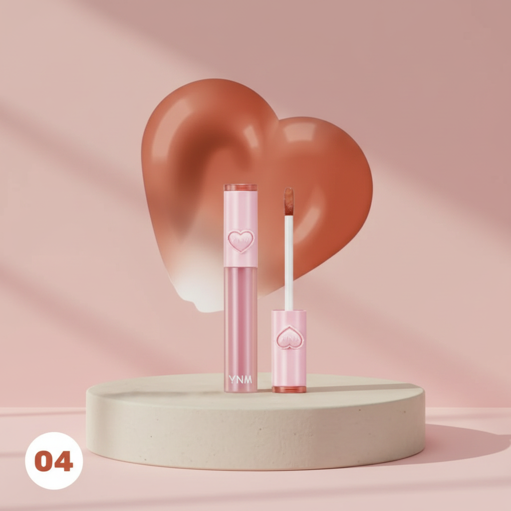 YNM - Heart Jelling Tint 04 Chestnut Jelling - Gelový tónovací balzám na rty 04 Chestnut Jelling - 2,6 g