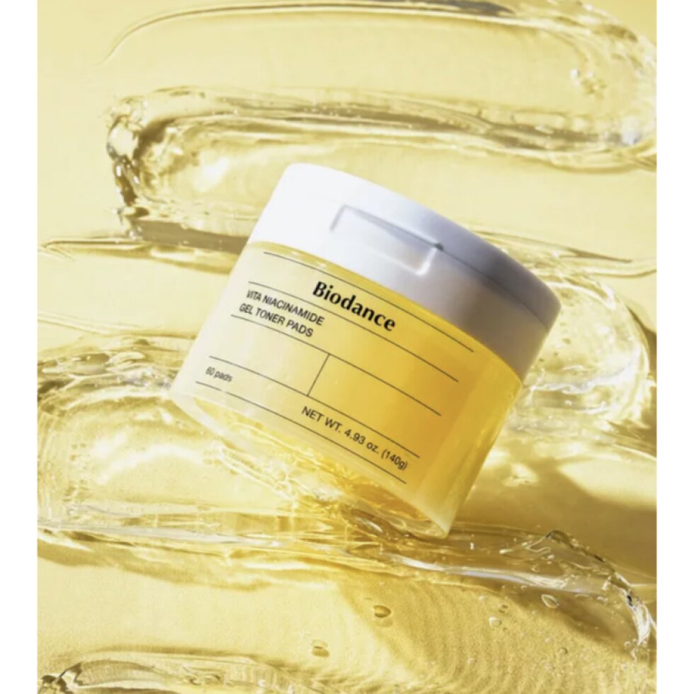 BIODANCE - Vita Niacinamide Gel Toner Pads - Gelové tonerové tamponky s niacinamidem - 60 ks / 140 g