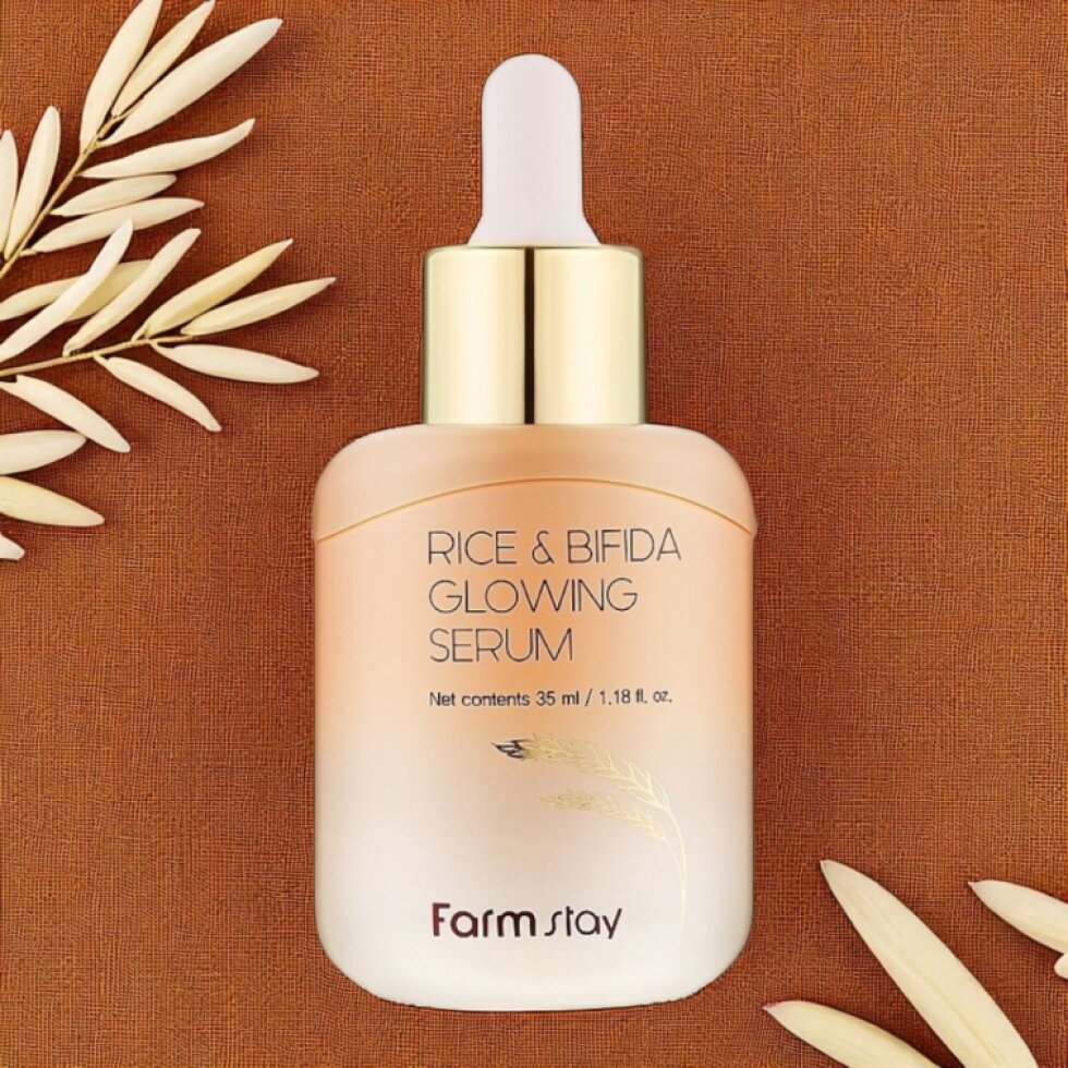 Farm Stay - Rice & Bifida Glowing Serum - Rozjasňující sérum s extraktem z rýže a bifida - 55 ml
