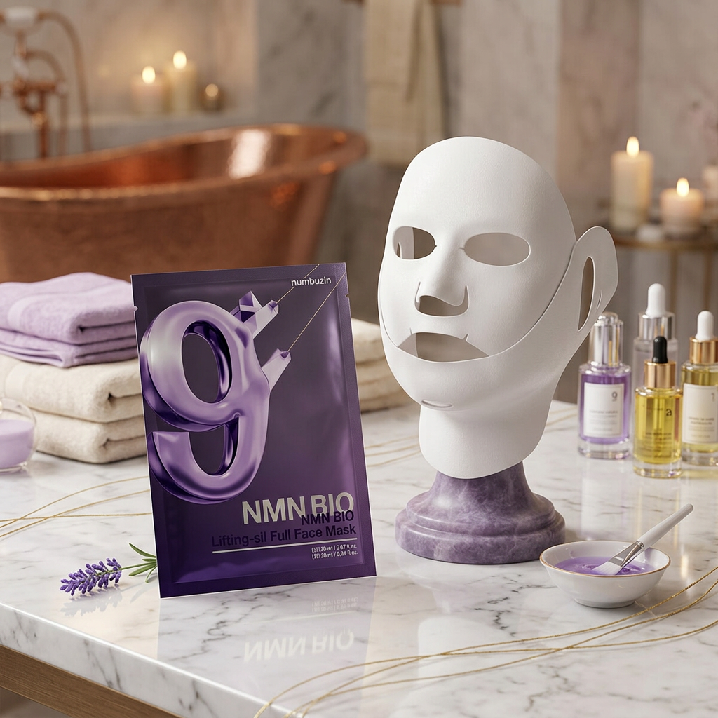 Numbuzin - NAD+ Bio Lifting-sil Full Face Mask - Plátýnková liftingová maska na celý obličej - 28 ml