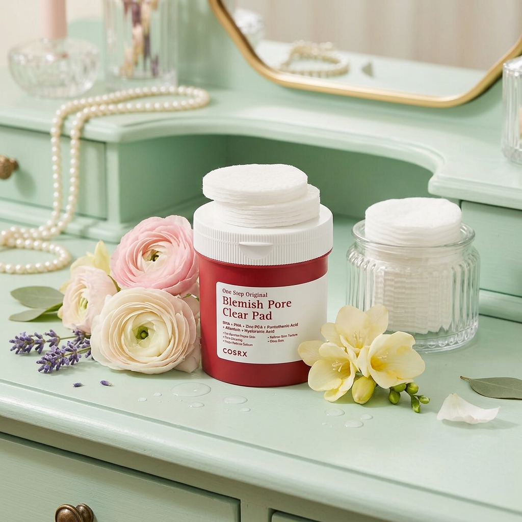 Cosrx - One Step Original Blemish Pore Clear Pad - Čisticí tampónky proti nedokonalostem a na stažení pórů - 100 ks