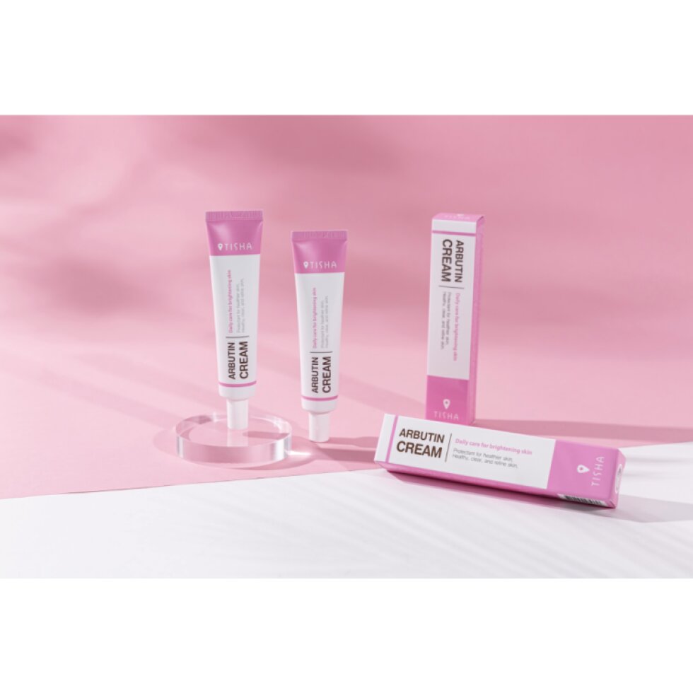 TISHA - Arbutin Cream - Rozjasňující krém s arbutinem proti pigmentovým skvrnám - 40 g