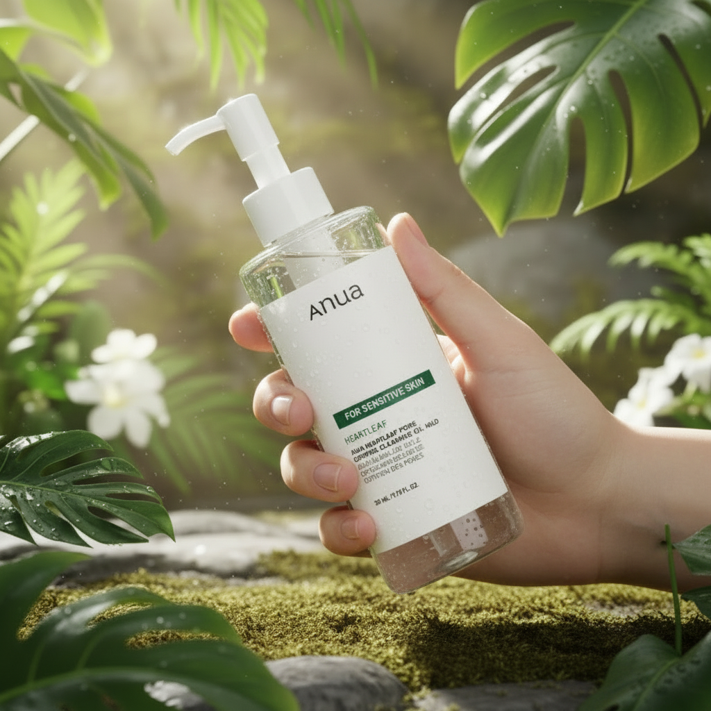 ANUA - Heartleaf Pore Control Cleansing Oil Mild - Odličovací olej bez parfemace - 200 ml