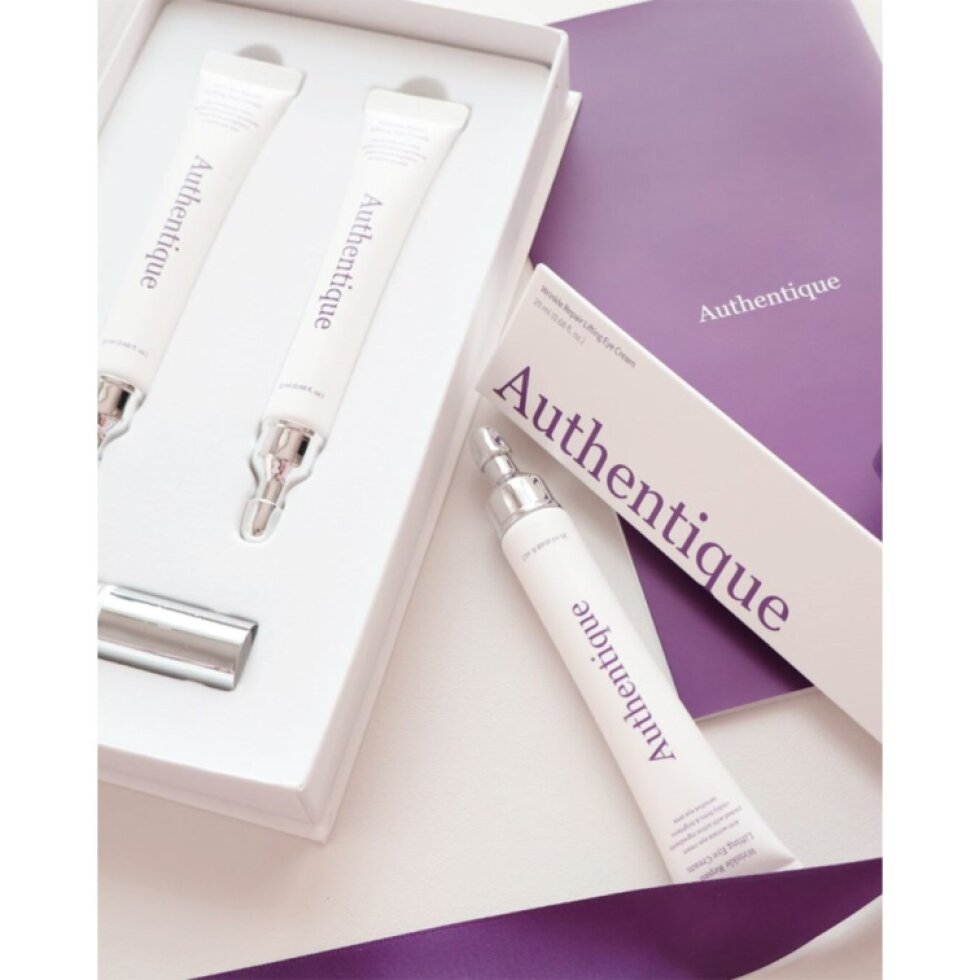 AUTHENTIQUE - Wrinkle Repair Eyecream with Galvanic Rejuvenator - Oční krém proti vráskám s galvanickým omlazujícím účinkem - 2 x 20 ml