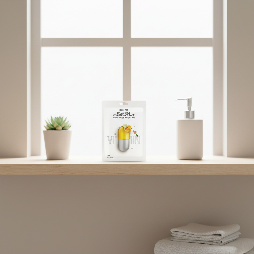 LEBELAGE - Capsule Vitamin Mask Pack - Vitamínová plátýnková maska - 28 ml
