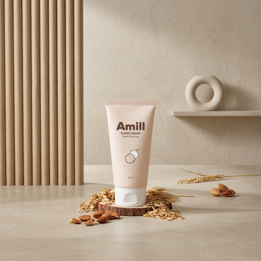 AMILL - Super Grain Foam Cleansing - Jemná čisticí pěna s extrakty z obilnin - 100 ml