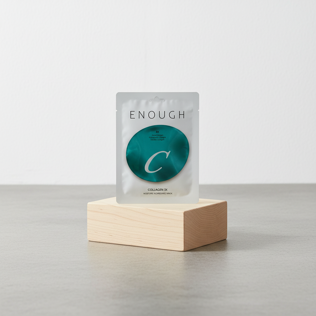 ENOUGH - Collagen 3X Moisture Brightening Sheet Mask - Kolagenová hydratační rozjasňující plátýnková maska - 25 g