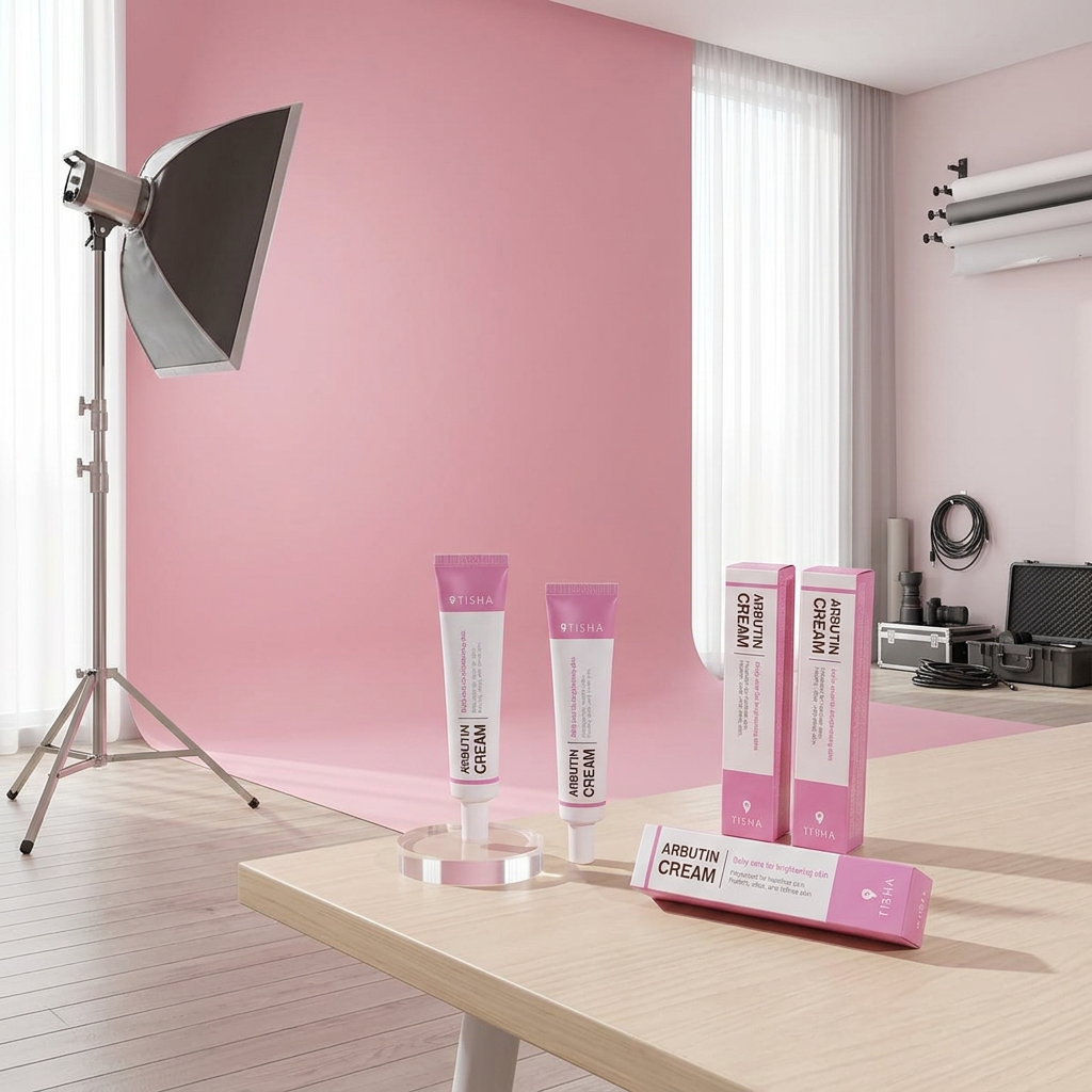 TISHA - Arbutin Cream - Rozjasňující krém s arbutinem proti pigmentovým skvrnám - 40 g