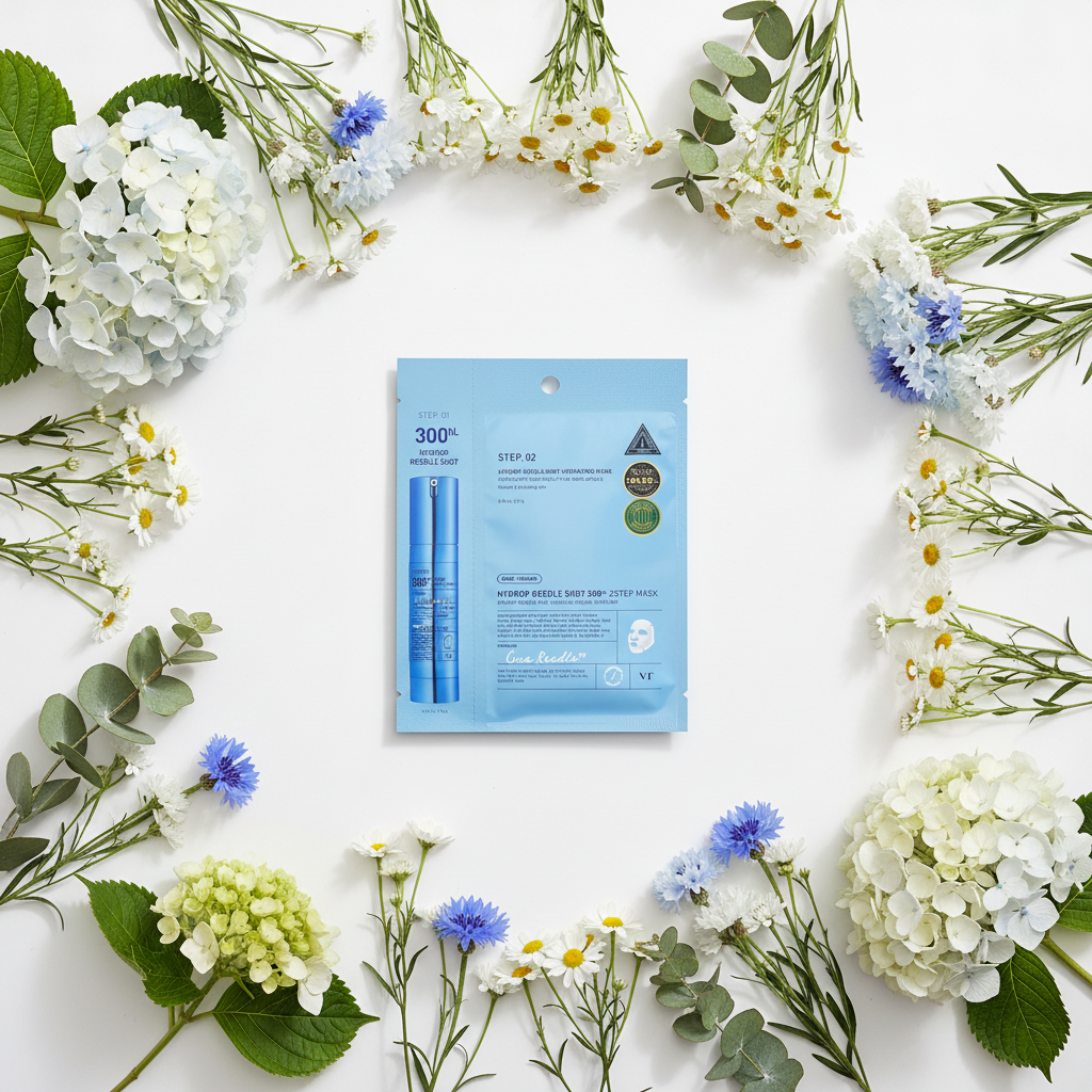 VT - Hydrop Reedle Shot 300hl 2 Step Hydrogel Mask - Hydratační hydrogelová maska - 27 g + 1,5 g