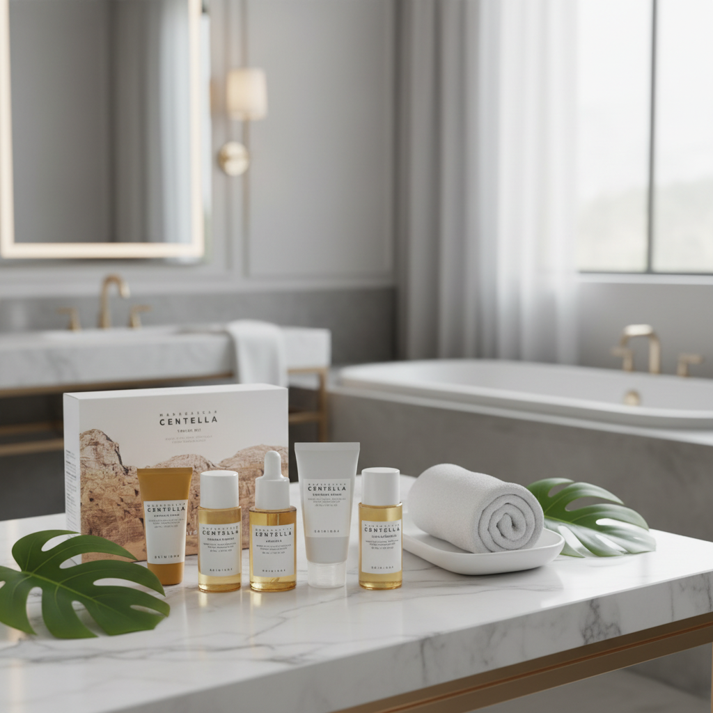 SKIN1004 - Madagascar Centella Travel Kit - Cestovní sada produktů s centellou - 5 ks