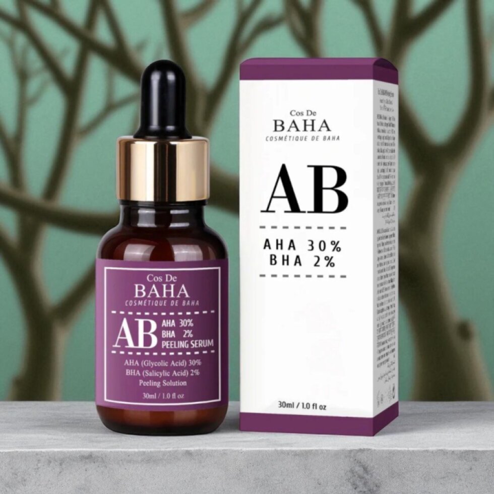 COS DE BAHA - AHA/BHA Serum - Sérum s AHA/BHA kyselinami - 30 ml