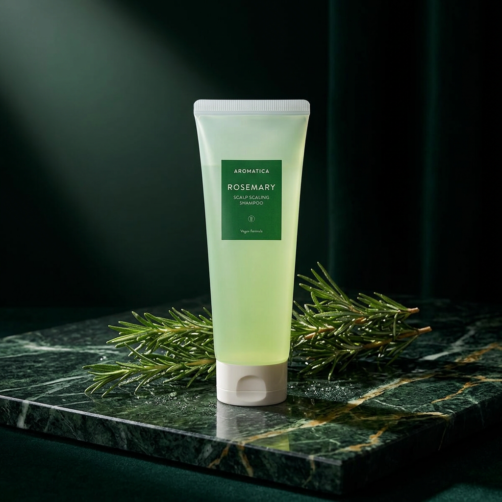 AROMATICA - Rosemary Scalp Scaling Shampoo - Hloubkově čisticí, povzbuzující šampon s rozmarýnem - 180 ml