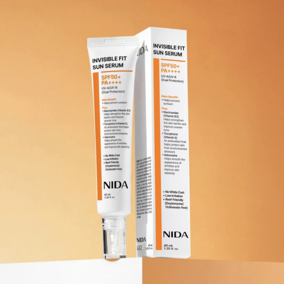 NIDA - Invisible Fit Sun Serum - Neviditelné opalovací sérum - 40 ml