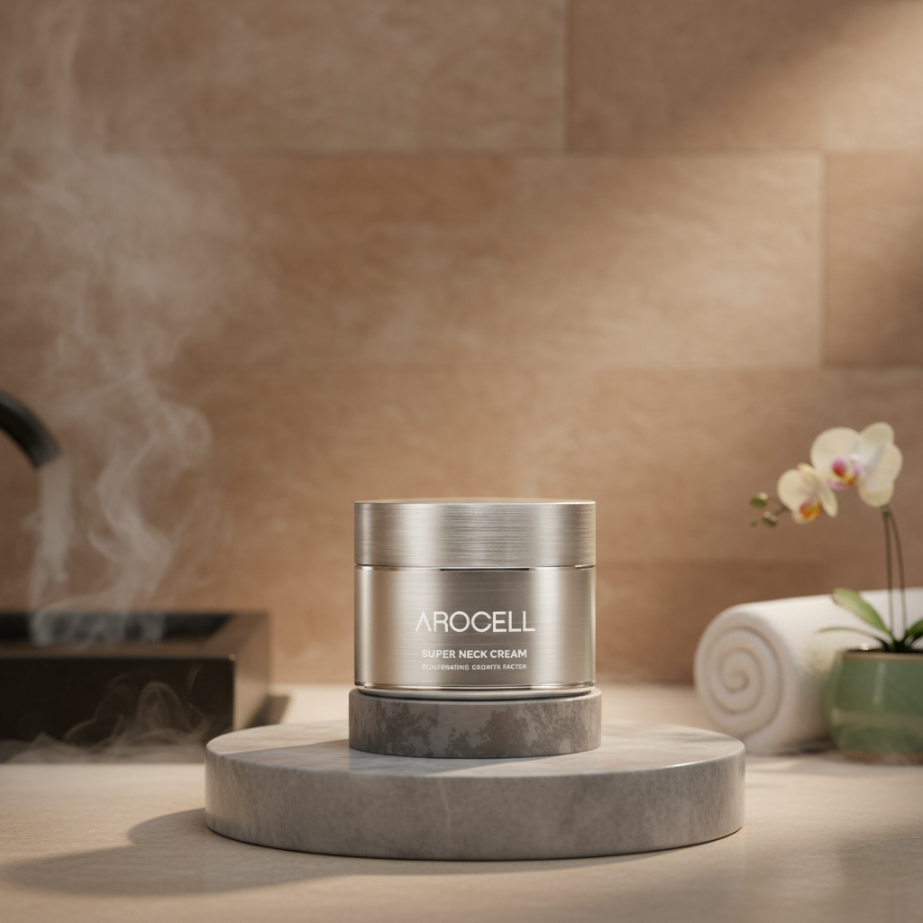 AROCELL - Super Power Neck Cream - Krém s růstovým faktorem pro oblast krku a očního okolí - 80 g