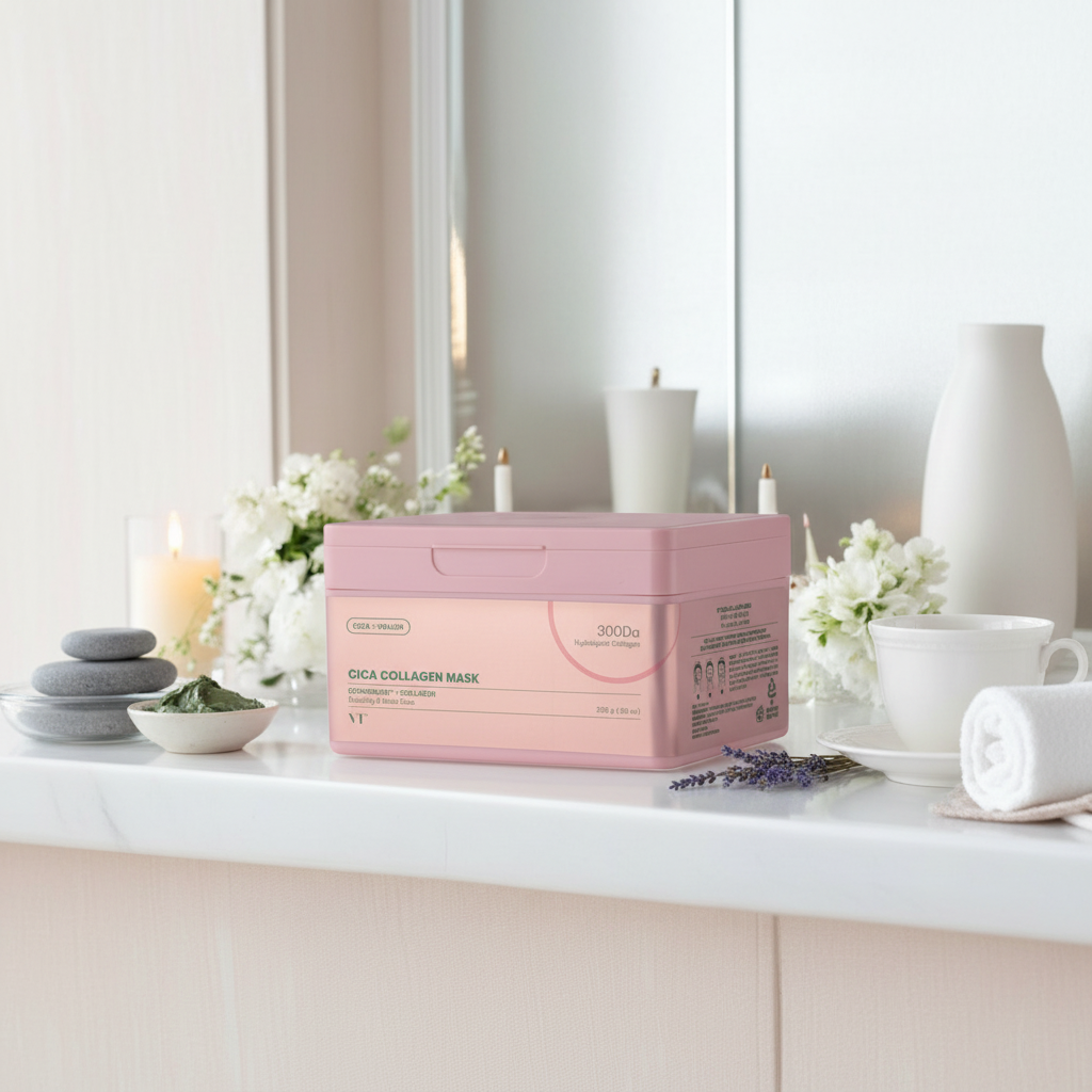 VT - Cica Collagen Mask - Zpevňující kolagenové plátýnkové masky s centelou - 30ks/ 320 g