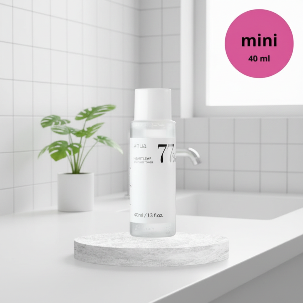 ANUA - Heartleaf 77% Soothing Toner MINI - Zklidňující tonikum na obličej - 40 ml
