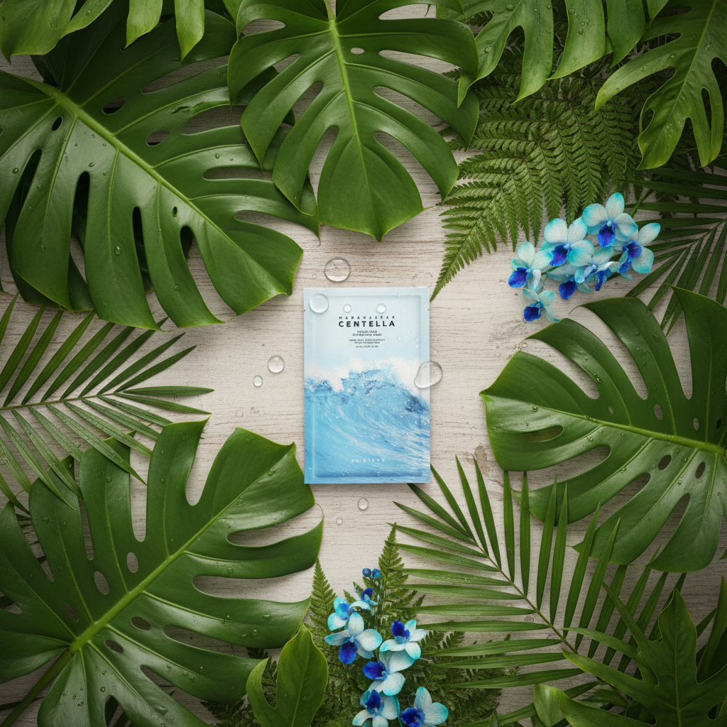 SKIN1004 - Madagascar Centella Hyalu-Cica Hydrating Mask - Hydratační, zklidňující plátýnková maska s centellou - 23 ml