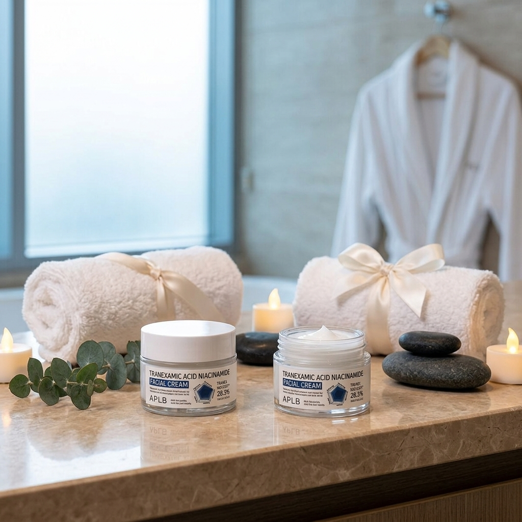 APLB - Tranexamic Acid Niacinamide Facial Cream - Vysoce rozjasňující krém s kyselinou tranexamovou a niacinamidem - 55 ml