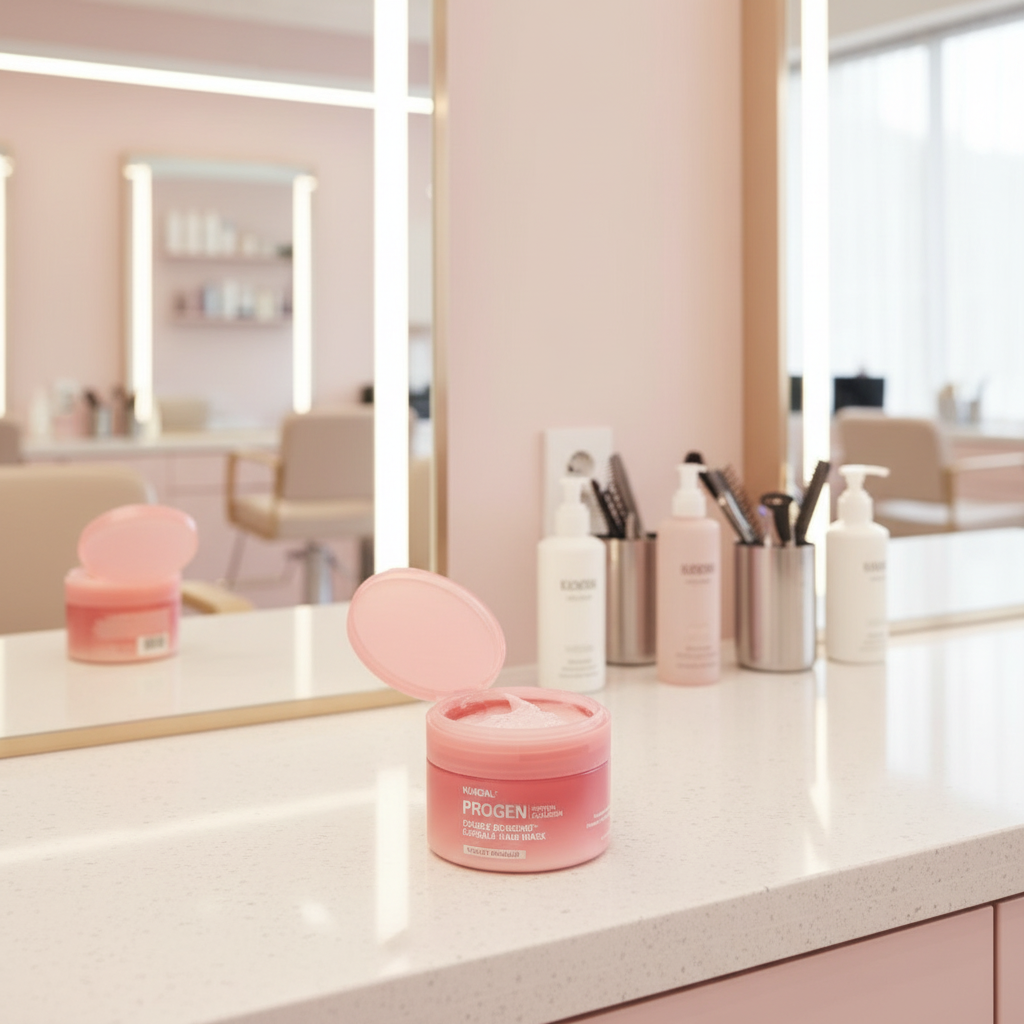 KUNDAL - Progen Double Bonding Capsule Hair Mask VIOLET MUGUET - Obnovující maska na vlasy - 180 ml