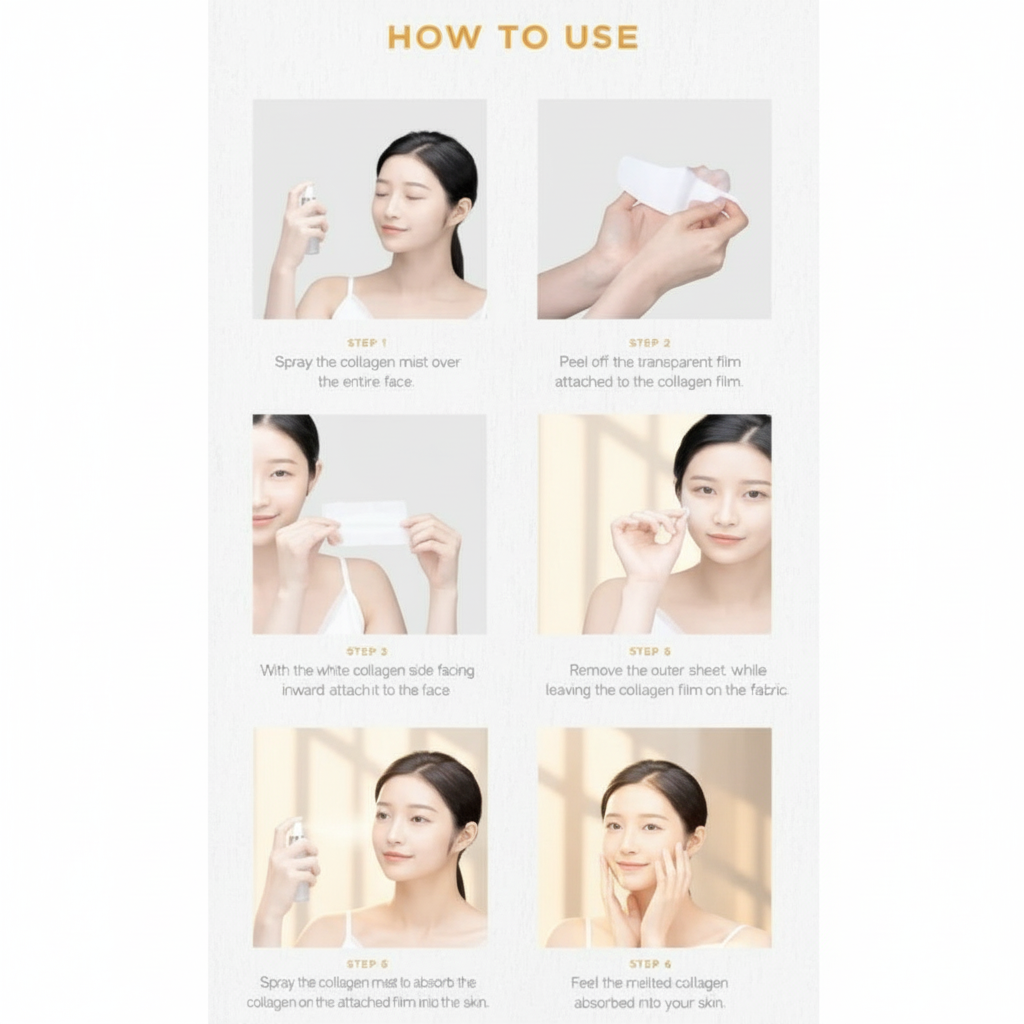 DERMARSSANCE - Highprime Collagen Flimmere or Smilelines - Highprime kolagenová maska proti mimickým vráskám - 5 ks