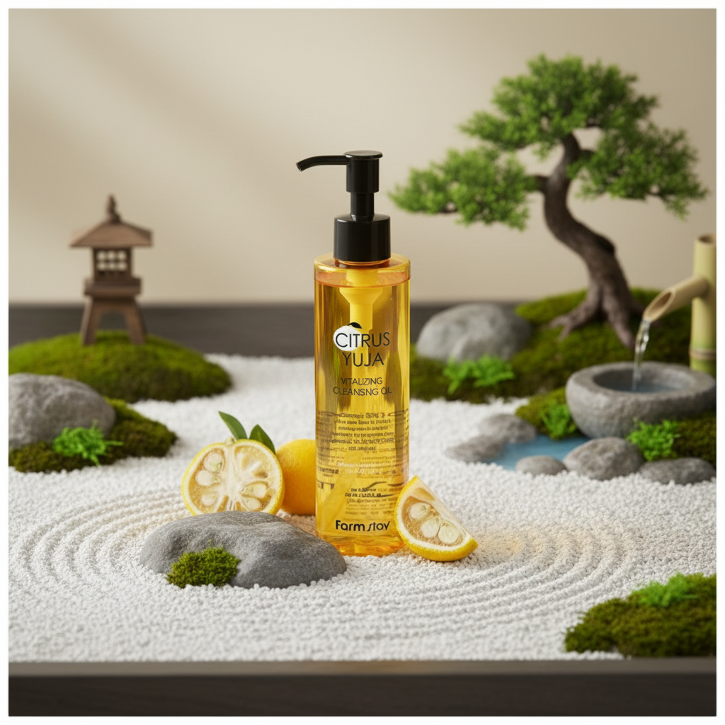 Farm Stay - Citrus Yuja Vitalizing Cleansing Oil - Rozjasňující odličovací olej - 200 ml