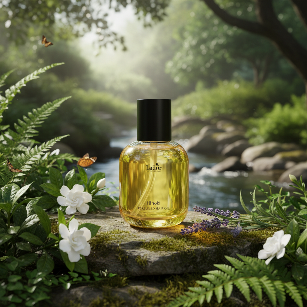 Lador - Perfumed Hair Oil - Hinoki - Parfemovaný vlasový olej - 30 ml