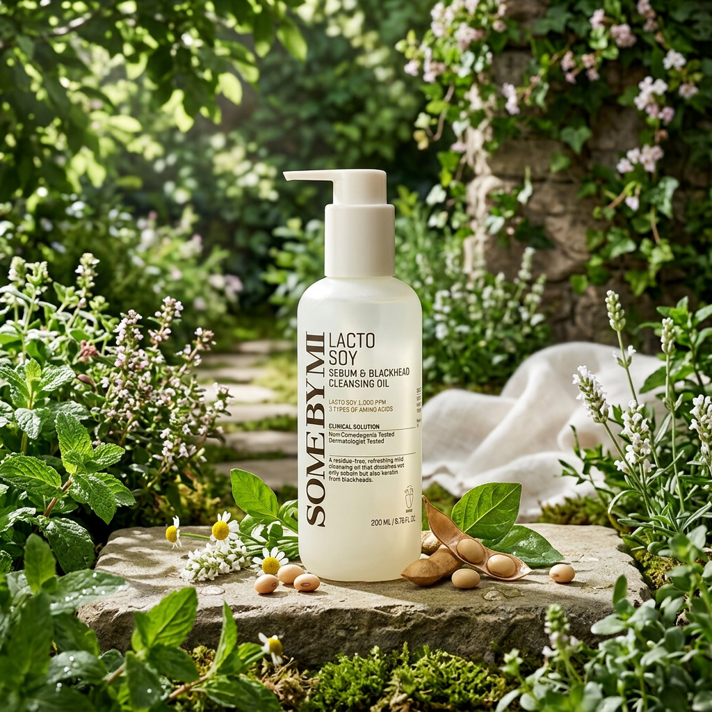 SOME BY MI - Lactosoy Sebum & Blackhead Cleaning Oil - Jemný odličovací olej - 200 ml