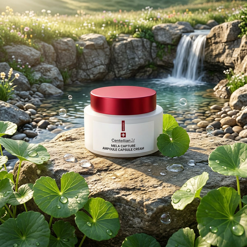 CENTELLIAN24 - Madeca Mela Capture Ampoule Capsule Cream - Rozjasňující a revitalizační krém s inovativní technologií kapslí - 55 ml