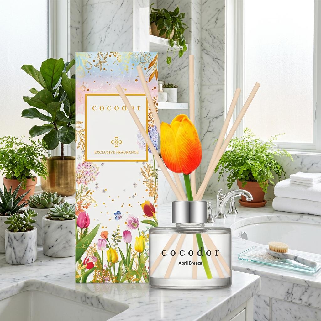 COCODOR - Tulip Diffuser April Breeze - Difuzér s vůní dubnového vánku - 120 ml