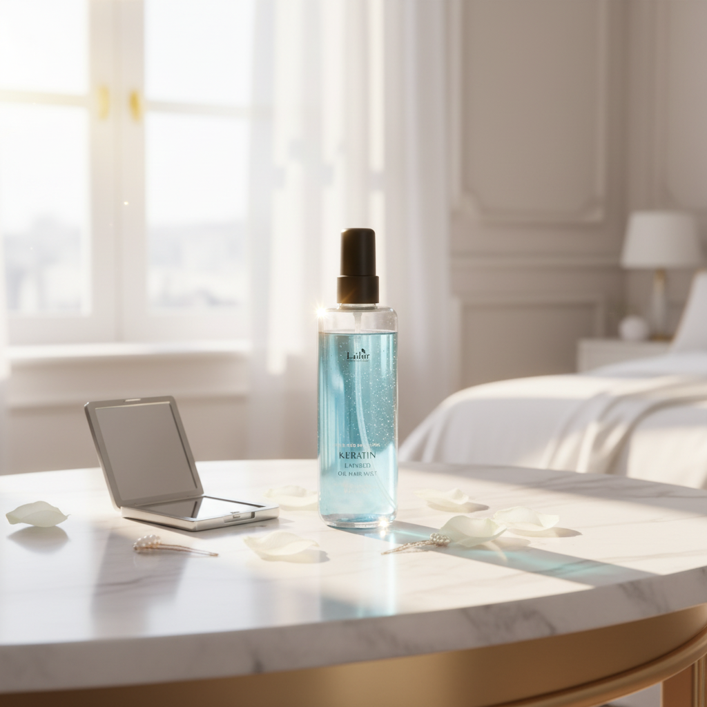 Lador - Keratin Layered Oil Mist - Dvoufázový keratinový sprej na vlasy - 130 ml